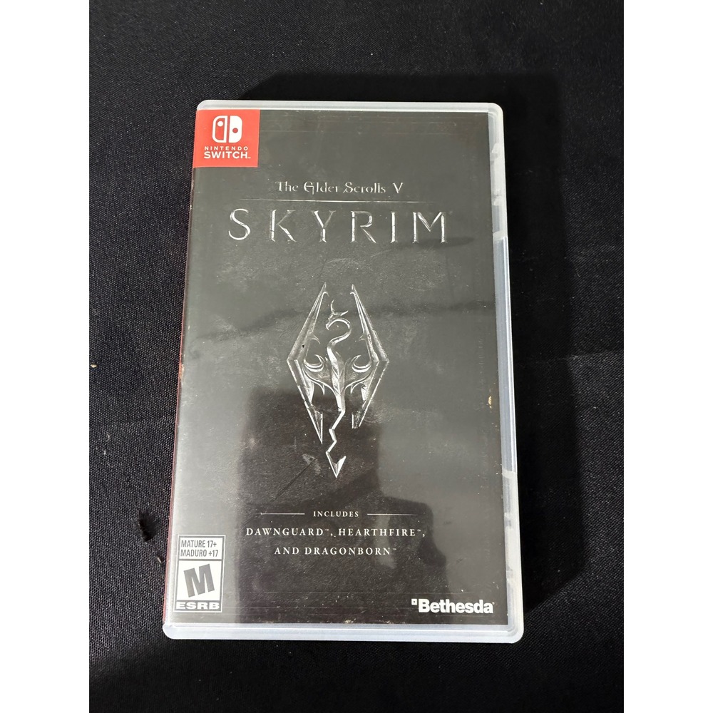 Bethesda Skyrim Nintendo Switch Black Excellent RPG Action Adventure